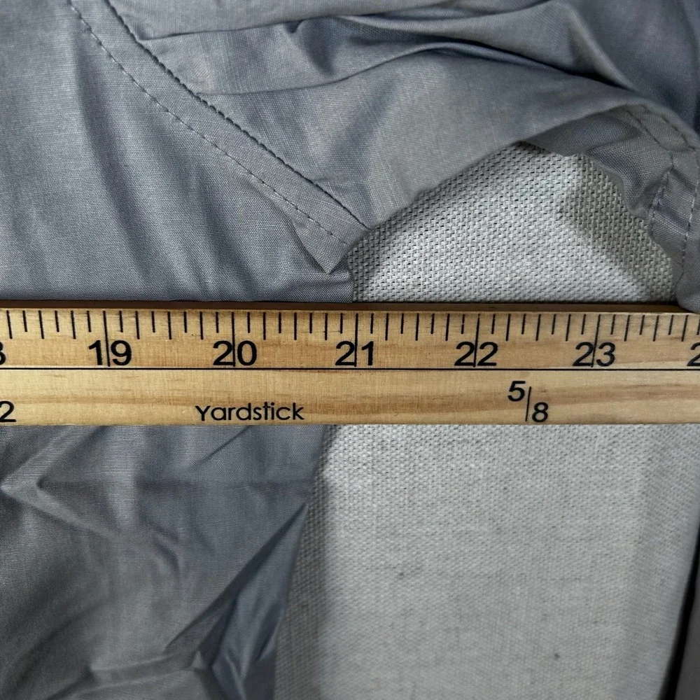 Tesla Motors Mens Grey Long Sleeve Button Down Shirt Logo Employee M‎ TSL2982